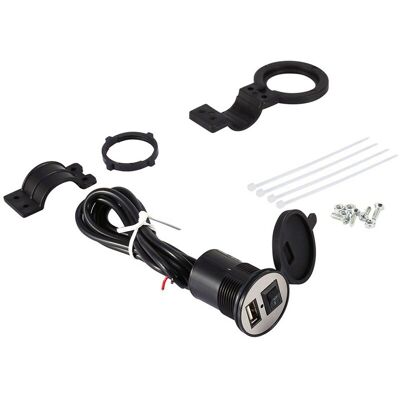 PELTOR Jeffergarden Chargeur D'Alimentation De Téléphone Portable De Moto Usb Prise De Port Étanche 12v - Publicité PELTOR Jeffergarden Chargeur D'Alimentation De Téléphone Portable De Moto Usb Prise De Port Étanche 12v - Publicité