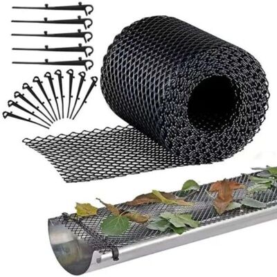 Barkbustersprotection De Gouttière En Plastique, 18 Cm X 8 M, Protection Robuste En Maille Pour Gouttières, Filtre À Feuilles, (18 Cm X 8 M) - Publicité Barkbustersprotection De Gouttière En Plastique, 18 Cm X 8 M, Protection Robuste En Maille Pour Gouttières, Filtre À Feuilles, (18 Cm X 8 M) - Publicité
