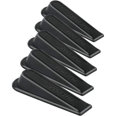PELTOR Lot De 5 Butées De Porte En Caoutchouc Pour Tous Les Sols, Anti-rayures Et Antidérapants - Publicité PELTOR Lot De 5 Butées De Porte En Caoutchouc Pour Tous Les Sols, Anti-rayures Et Antidérapants - Publicité