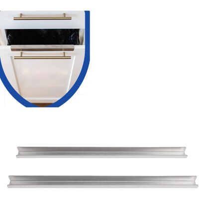 PELTOR Jeffergarden 2 Protections Pour Bords De Portes - Couvre-bords En Acier Inoxydable 304 Pour Portes Et Tiroirs De 19mm (0.75in) longueur 43cm - Publicité PELTOR Jeffergarden 2 Protections Pour Bords De Portes - Couvre-bords En Acier Inoxydable 304 Pour Portes Et Tiroirs De 19mm (0.75in) longueur 43cm - Publicité