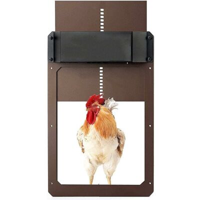 Scotch Kit De Porte De Poulailler Automatique, Porte De Poulailler Automatique Alimentée Par Batterie Avec Minuterie Et Capteur De Lumière, Accessoires De Poulailler - Publicité Scotch Kit De Porte De Poulailler Automatique, Porte De Poulailler Automatique Alimentée Par Batterie Avec Minuterie Et Capteur De Lumière, Accessoires De Poulailler - Publicité