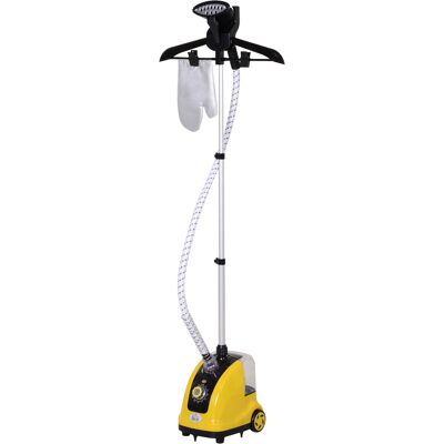 HEAT Défroisseur Vapeur Vertical, 1,4 L, 1950 W, Débit Vapeur De 32 G/min, Perche Télescopique, Jaune/noir - Publicité HEAT Défroisseur Vapeur Vertical, 1,4 L, 1950 W, Débit Vapeur De 32 G/min, Perche Télescopique, Jaune/noir - Publicité
