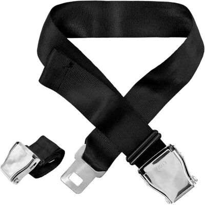 ACKERMAN Rallonge De Ceinture De Sécurité D'Avion En Polyester De Haute Qualité, 245 G, Idéale Pour Les Mariages, Les Anniversaires Et Les Voyages En Avion - Publicité ACKERMAN Rallonge De Ceinture De Sécurité D'Avion En Polyester De Haute Qualité, 245 G, Idéale Pour Les Mariages, Les Anniversaires Et Les Voyages En Avion - Publicité
