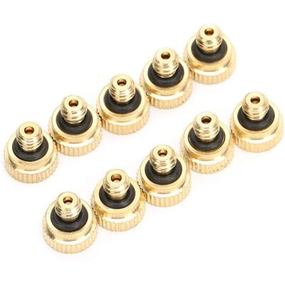 PELTOR Jeffergarden 10 Pièces 0.2mm Eau Du Robinet Basse Pression Atomiseur Buse Brumisation Refroidissement Buses De Pulvérisation - Publicité PELTOR Jeffergarden 10 Pièces 0.2mm Eau Du Robinet Basse Pression Atomiseur Buse Brumisation Refroidissement Buses De Pulvérisation - Publicité