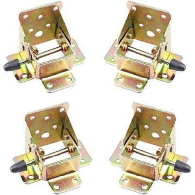 Barkbusters4 Pcs Pied Table Rabattable, Cadre De Support Pliable, Charnières Autobloquantes, Matériel De Charnière Pliable Pour Établi, Pieds Pliants, Pliable Verrouillage Extension - Publicité Barkbusters4 Pcs Pied Table Rabattable, Cadre De Support Pliable, Charnières Autobloquantes, Matériel De Charnière Pliable Pour Établi, Pieds Pliants, Pliable Verrouillage Extension - Publicité