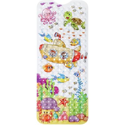 Generic Tapis De Bain Antidérapant Et Anti-moisissure, Sous Marin , Extra Large,avec Ventouses Et Trous De Drainage, Lavable En Machine,100 X 40 Cm - Publicité Generic Tapis De Bain Antidérapant Et Anti-moisissure, Sous Marin , Extra Large,avec Ventouses Et Trous De Drainage, Lavable En Machine,100 X 40 Cm - Publicité