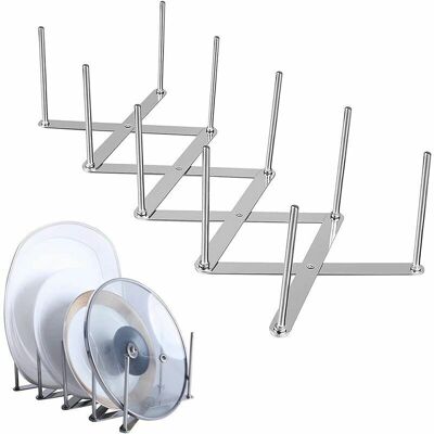 BRINSEA Support De Couvercle Pliant Réglable Support De Couvercle Pliant Support De Couvercle De Pot Support De Couvercle De Pot Support De Pot Multifonctionnel En Acier Inoxydable - Publicité BRINSEA Support De Couvercle Pliant Réglable Support De Couvercle Pliant Support De Couvercle De Pot Support De Couvercle De Pot Support De Pot Multifonctionnel En Acier Inoxydable - Publicité