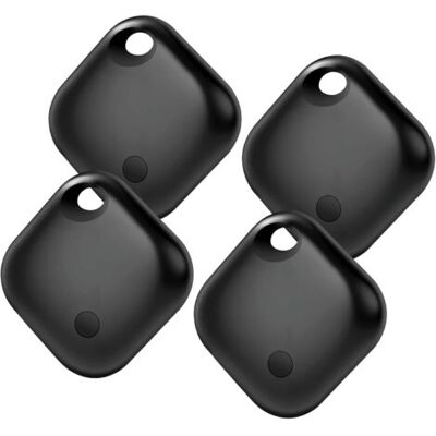 BARKBUSTERS Lot De 4 Android Smart Tag, Rechargeable Smart Tag, Compatible Avec Google Mon Appareil Trouver L'Application Android Uniquement Pour Clés, Portables, Valises, Portefeuilles, Noir - Publicité BARKBUSTERS Lot De 4 Android Smart Tag, Rechargeable Smart Tag, Compatible Avec Google Mon Appareil Trouver L'Application Android Uniquement Pour Clés, Portables, Valises, Portefeuilles, Noir - Publicité