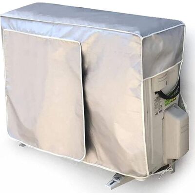 GRASSLIN 1 Housse Climatiseur Extérieur, Polyester Argenté, Étanche Anti-uv, Protection Neige Poussière, 86x35x60cm - Publicité GRASSLIN 1 Housse Climatiseur Extérieur, Polyester Argenté, Étanche Anti-uv, Protection Neige Poussière, 86x35x60cm - Publicité