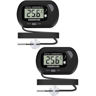 MOXIE Thermomètre Lcd Numérique D'Aquarium Avec Ventouses Et Sonde Étanche Pour Aquarium Fish Tank(2pcs) - Publicité MOXIE Thermomètre Lcd Numérique D'Aquarium Avec Ventouses Et Sonde Étanche Pour Aquarium Fish Tank(2pcs) - Publicité