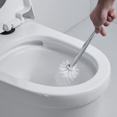 ABYSSE Brosse De Toilette,brosse Wc,balai Wc,brosse Wc Silicone Et Support Balayette Wc Ventilée Séchage Rapide Sans Odeur Brosse Pour Toilette De Salle De Bain - Publicité ABYSSE Brosse De Toilette,brosse Wc,balai Wc,brosse Wc Silicone Et Support Balayette Wc Ventilée Séchage Rapide Sans Odeur Brosse Pour Toilette De Salle De Bain - Publicité