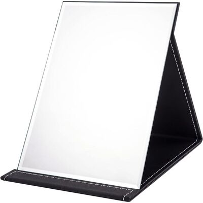 ENLENK Miroir Pliant Portable 1712 Cm, Miroir De Maquillage Compact Super Hd, Miroir De Voyage En Cuir Pu Noir, Miroir De Vanité Autoportant, Miroir De Bureau Pliant - Publicité ENLENK Miroir Pliant Portable 1712 Cm, Miroir De Maquillage Compact Super Hd, Miroir De Voyage En Cuir Pu Noir, Miroir De Vanité Autoportant, Miroir De Bureau Pliant - Publicité