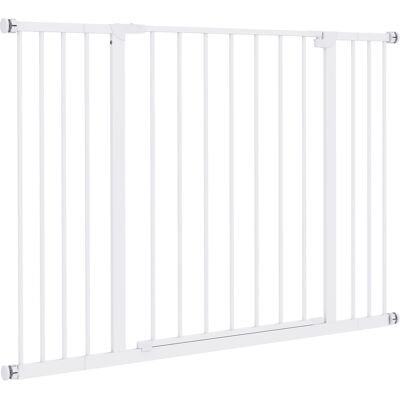 HEAT Barrière De Sécurité Réglable En Longueur 76–82 / 86–97 / 101–107 Cm, Hauteur 76 Cm, Sans Perçage, En Métal Et Plastique Blanc - Publicité HEAT Barrière De Sécurité Réglable En Longueur 76–82 / 86–97 / 101–107 Cm, Hauteur 76 Cm, Sans Perçage, En Métal Et Plastique Blanc - Publicité