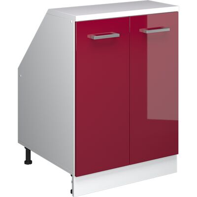Meuble Sous Pente R-line, Rouge Brillant, 60cm 2 Portes, 60 Cm De Profondeur, Vicco - Publicité Meuble Sous Pente R-line, Rouge Brillant, 60cm 2 Portes, 60 Cm De Profondeur, Vicco - Publicité
