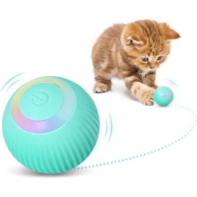 Vision Tigrezy Balle Intelligente Pour Chat,jouet Chat Interactif,rotation Automatique A 360 Degrés Et Chargement Usb - Publicité Vision Tigrezy Balle Intelligente Pour Chat,jouet Chat Interactif,rotation Automatique A 360 Degrés Et Chargement Usb - Publicité