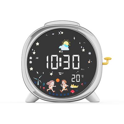 Generic Reveil Enfant Educatif Jour/nuit, Réveil Enfant Avec Veilleuse,deux Alarmes,fonction Snooze,réveil Rechargeable D'Entraînement Au Sommeil - Publicité Generic Reveil Enfant Educatif Jour/nuit, Réveil Enfant Avec Veilleuse,deux Alarmes,fonction Snooze,réveil Rechargeable D'Entraînement Au Sommeil - Publicité