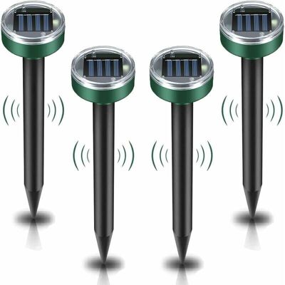 Scotch Répulsif Solaire Contre Les Taupes, 4 Pièces Répulsif À Ultrasons Contre Les Nuisibles - Lutte Contre Les Taupes Avec Ip65 Imperméable À Leau, Répulsif Pour Les Taupes De Jardin Mole - Publicité Scotch Répulsif Solaire Contre Les Taupes, 4 Pièces Répulsif À Ultrasons Contre Les Nuisibles - Lutte Contre Les Taupes Avec Ip65 Imperméable À Leau, Répulsif Pour Les Taupes De Jardin Mole - Publicité