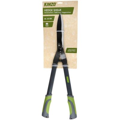 Kinzo - Taille-Haie 65 Cm - Antiadhésif - Sécateur à haies - Publicité Kinzo - Taille-Haie 65 Cm - Antiadhésif - Sécateur à haies - Publicité