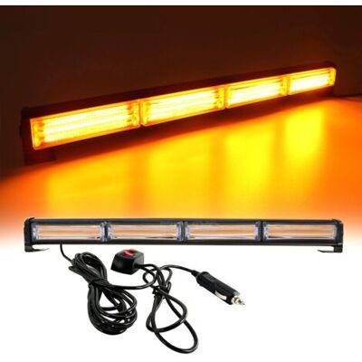 ABYSSE Barre Lumineuse Led De Travail Tout-terrain 12–24v – Feu D’urgence Ambre & Blanc Avec 16 Modes D’éclairage, Sans Batterie - Publicité ABYSSE Barre Lumineuse Led De Travail Tout-terrain 12–24v – Feu D’urgence Ambre & Blanc Avec 16 Modes D’éclairage, Sans Batterie - Publicité