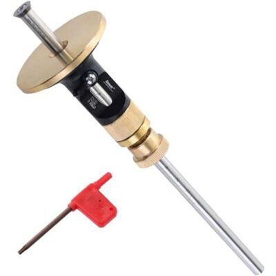SCORPIO Trusquin De Traçage Pour Bois Tendre Et Dur – Roue De Marquage – Verrou De Sécurité – Micro Réglage Précis – Cutter Inclus - Publicité SCORPIO Trusquin De Traçage Pour Bois Tendre Et Dur – Roue De Marquage – Verrou De Sécurité – Micro Réglage Précis – Cutter Inclus - Publicité