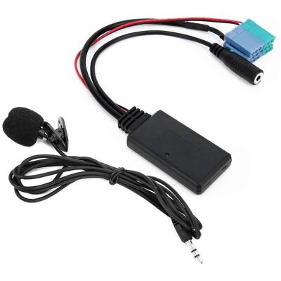 FLAMMKRAFT Câble Audio Auxiliaire Adaptateur Microphone Bluetooth 5.0 12v Dc Remplacement Pour Fiat Grande Punto - Publicité FLAMMKRAFT Câble Audio Auxiliaire Adaptateur Microphone Bluetooth 5.0 12v Dc Remplacement Pour Fiat Grande Punto - Publicité