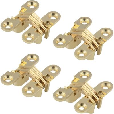Melissa Charnière Cachée, Croix Charnières, Charnière Invisible, Charnières Croisées Invisibles Pour Porte Pliante À 180 Degrés, Pour Meubles, Porte En Bois, Armoire, Placard, Boîte En Bois, 4 Pack - Publicité Melissa Charnière Cachée, Croix Charnières, Charnière Invisible, Charnières Croisées Invisibles Pour Porte Pliante À 180 Degrés, Pour Meubles, Porte En Bois, Armoire, Placard, Boîte En Bois, 4 Pack - Publicité