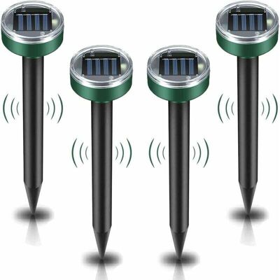 Scotch Répulsif Solaire Contre Les Taupes, 4 Pièces Répulsif À Ultrasons Contre Les Nuisibles - Lutte Contre Les Taupes Avec Ip65 Imperméable À Leau, Répulsif Pour Les Taupes De Jardin Mole - Publicité Scotch Répulsif Solaire Contre Les Taupes, 4 Pièces Répulsif À Ultrasons Contre Les Nuisibles - Lutte Contre Les Taupes Avec Ip65 Imperméable À Leau, Répulsif Pour Les Taupes De Jardin Mole - Publicité