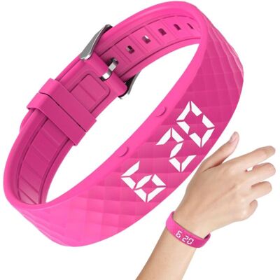 Melissa Réveil Vibrant En Silicone Avec Minuteur Silencieux Avec Jusqu'à 8 Alarmes Personnelles Pour Malentendants, Sourds, Dormeurs Lourds - Publicité Melissa Réveil Vibrant En Silicone Avec Minuteur Silencieux Avec Jusqu'à 8 Alarmes Personnelles Pour Malentendants, Sourds, Dormeurs Lourds - Publicité