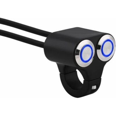 URSUS 2pcs Commutateur De Guidon Interrupteur De Commande De Guidon De Moto On/off Bouton De Retour Manuel 22mm Universelle - Publicité URSUS 2pcs Commutateur De Guidon Interrupteur De Commande De Guidon De Moto On/off Bouton De Retour Manuel 22mm Universelle - Publicité
