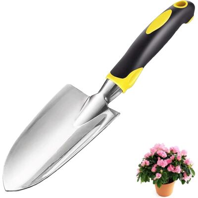 GRASSLIN 1 - Truelle De Jardin - Pelle Jardinage - Acier Inoxydable - Pour Plantation Et Désherbage - Poignée Ergonomique - Jardin Domestique - Noir - 30x7,5cm - Publicité GRASSLIN 1 - Truelle De Jardin - Pelle Jardinage - Acier Inoxydable - Pour Plantation Et Désherbage - Poignée Ergonomique - Jardin Domestique - Noir - 30x7,5cm - Publicité