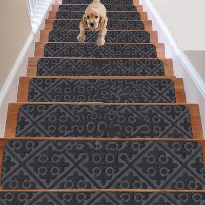 MOXIE Aougo – Lot De 14 Bandes Antidérapantes Pour Marches D'Escalier 20,3 X 76,2 Cm – Mélange De Laine Haute Densité – Traction Efficace Pour Enfants Et Personnes Âgées - Publicité MOXIE Aougo – Lot De 14 Bandes Antidérapantes Pour Marches D'Escalier 20,3 X 76,2 Cm – Mélange De Laine Haute Densité – Traction Efficace Pour Enfants Et Personnes Âgées - Publicité