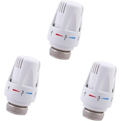 URSUS 3pcs Tete Radiateur Thermostatique M30 X 1,5 Valves Thermostatiques Pour Radiateur, Tête De Remplacement De Vanne De Thermostat De Radiateur Pour Maison Bureau - Publicité URSUS 3pcs Tete Radiateur Thermostatique M30 X 1,5 Valves Thermostatiques Pour Radiateur, Tête De Remplacement De Vanne De Thermostat De Radiateur Pour Maison Bureau - Publicité