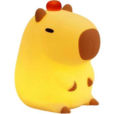 SCORPIO Veilleuse Capybara, Lampe Led Mignonne Et Squishy Nouveauté Animal, Veilleuse Chambre D'Enfant Gradable Pour Enfants, Lampe De Chevet Tactile Rechargeable, Cadeaux Bébé Garçons Filles - Publicité SCORPIO Veilleuse Capybara, Lampe Led Mignonne Et Squishy Nouveauté Animal, Veilleuse Chambre D'Enfant Gradable Pour Enfants, Lampe De Chevet Tactile Rechargeable, Cadeaux Bébé Garçons Filles - Publicité
