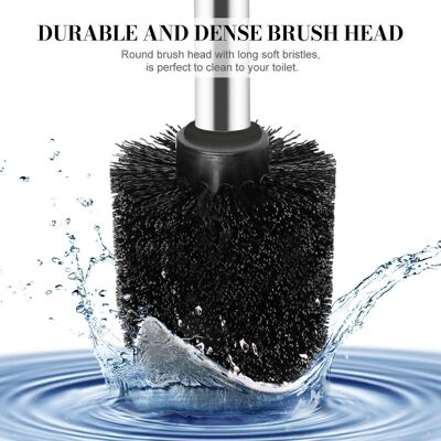 Generic Ensemble Brosse Wc Et Support Sur Pied (noir) - Publicité Generic Ensemble Brosse Wc Et Support Sur Pied (noir) - Publicité