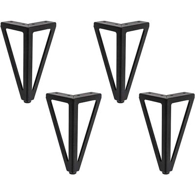 BRINSEA 4 Packs Pieds De Meubles, Pieds De Table En Métal, 15cm Noir Pieds De Meuble, Pour Table Tv, Pied De Table Basse, Armoire, Canapé Lit Et Autres. (15cm, Black), Ensoleillé - Publicité BRINSEA 4 Packs Pieds De Meubles, Pieds De Table En Métal, 15cm Noir Pieds De Meuble, Pour Table Tv, Pied De Table Basse, Armoire, Canapé Lit Et Autres. (15cm, Black), Ensoleillé - Publicité