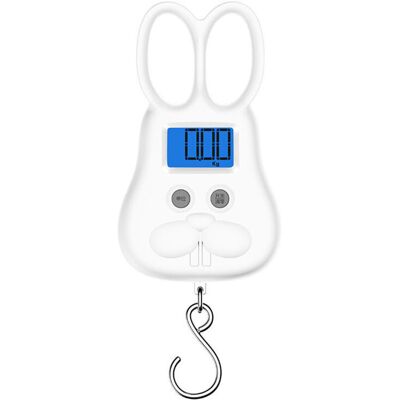 BRINSEA 2 Pcs Lapin Rechargeable Électronique Bagage Échelle Échelle Portable Électronique Bagage Échelle Maximum 50 Kg Balance Électronique/tare Fonction/voyage/shopping/poste/maison/extérieur - Publicité BRINSEA 2 Pcs Lapin Rechargeable Électronique Bagage Échelle Échelle Portable Électronique Bagage Échelle Maximum 50 Kg Balance Électronique/tare Fonction/voyage/shopping/poste/maison/extérieur - Publicité