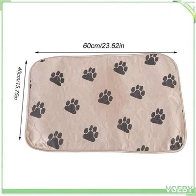 OEM Tapis D'Urine - V Geby - 40x60 Cm - Imperméable - Lavable En Machine - Motif De Patte - Publicité OEM Tapis D'Urine - V Geby - 40x60 Cm - Imperméable - Lavable En Machine - Motif De Patte - Publicité