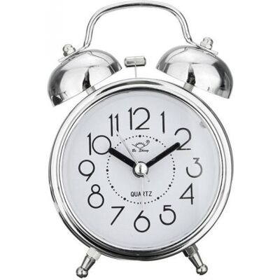 Cellfast Réveil Vintage Rétro Silencieux Pointeur Horloges Rond Numéro Double Cloche Fort Réveil Chevet Veilleuse Maison Décors - Publicité Cellfast Réveil Vintage Rétro Silencieux Pointeur Horloges Rond Numéro Double Cloche Fort Réveil Chevet Veilleuse Maison Décors - Publicité