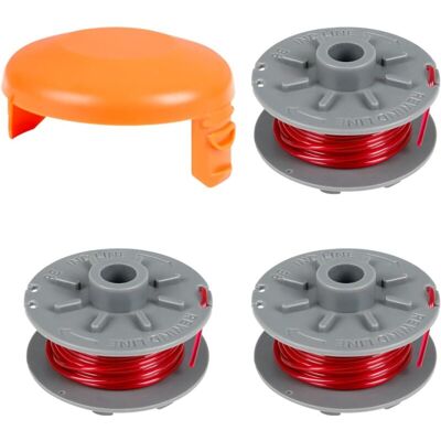ACKERMAN Gardena 5364-20 Bobine De Rechange 1,6 Mm Pour Coupe-bordures Turbo Smallcut 2401 - Bobine De Coupe De 6,1 M De Long Avec Couvercle De Bobine 5328-20 (3 Bobines + 1 Couvercle) - Publicité ACKERMAN Gardena 5364-20 Bobine De Rechange 1,6 Mm Pour Coupe-bordures Turbo Smallcut 2401 - Bobine De Coupe De 6,1 M De Long Avec Couvercle De Bobine 5328-20 (3 Bobines + 1 Couvercle) - Publicité