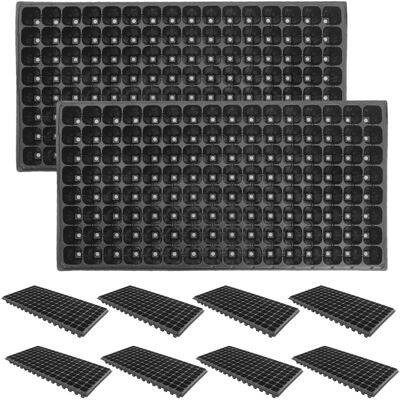 GRASSLIN 10 Plateau De Semis, 128 Cellules, Pvc Robuste, Pour Jardinage Et Bonsaï - Publicité GRASSLIN 10 Plateau De Semis, 128 Cellules, Pvc Robuste, Pour Jardinage Et Bonsaï - Publicité