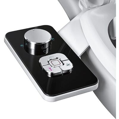 ABYSSE Pulvérisateur De Bidet Non Électrique Avec Deux Buses Rétractables Autonettoyantes - Nettoyage Avant Et Arrière - Bouton-poussoir Réglable Pour L'Eau Froide - Publicité ABYSSE Pulvérisateur De Bidet Non Électrique Avec Deux Buses Rétractables Autonettoyantes - Nettoyage Avant Et Arrière - Bouton-poussoir Réglable Pour L'Eau Froide - Publicité
