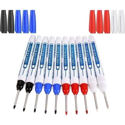 Scotch Lot De 10 Marqueurs Indélébiles À Pointe De 30 Mm – Encre Permanente, Imperméable Et Antitache – Pour Surfaces Métal, Plastique, Bois - 10pcs - Publicité Scotch Lot De 10 Marqueurs Indélébiles À Pointe De 30 Mm – Encre Permanente, Imperméable Et Antitache – Pour Surfaces Métal, Plastique, Bois - 10pcs - Publicité