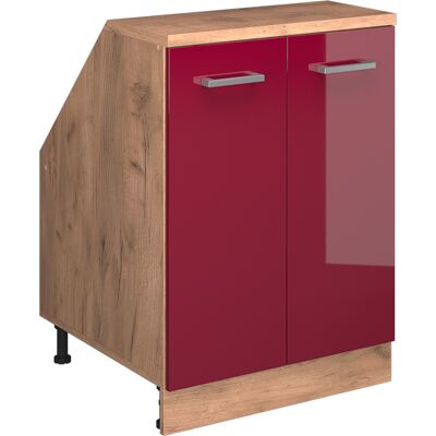 Meuble Sous Pente R-line, Rouge Brillant, 60cm 2 Portes, 60 Cm De Profondeur, Vicco - Publicité Meuble Sous Pente R-line, Rouge Brillant, 60cm 2 Portes, 60 Cm De Profondeur, Vicco - Publicité
