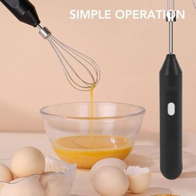 BARKBUSTERS Batteur Électrique Sans Fil, Fouet Électrique Portable Pour La Cuisine Domestique (noir) - Publicité BARKBUSTERS Batteur Électrique Sans Fil, Fouet Électrique Portable Pour La Cuisine Domestique (noir) - Publicité