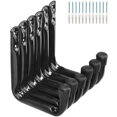 SCORPIO Lot De 6 Crochets De Garage Pour Suspendre Des Objets Résistants, Crochets De Rangement Pour Chaise, Supports De Suspension De Garage, Crochets Muraux Pour Échelle, Vélo, Tuyau, Jardin - Publicité SCORPIO Lot De 6 Crochets De Garage Pour Suspendre Des Objets Résistants, Crochets De Rangement Pour Chaise, Supports De Suspension De Garage, Crochets Muraux Pour Échelle, Vélo, Tuyau, Jardin - Publicité