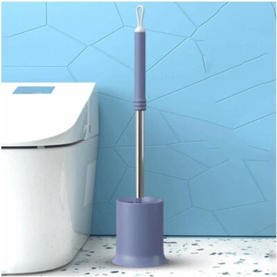 Generic Support De Sol Pour Brosse De Toilette En Plastique, Violet - Publicité Generic Support De Sol Pour Brosse De Toilette En Plastique, Violet - Publicité