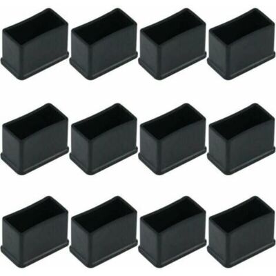 URSUS Lot De 12 Embouts De Protection Rectangulaires En Feutre De Caoutchouc Pour Pieds De Table Ou De Chaise - Noir, 15 X 30 Mm.- - Publicité URSUS Lot De 12 Embouts De Protection Rectangulaires En Feutre De Caoutchouc Pour Pieds De Table Ou De Chaise - Noir, 15 X 30 Mm.- - Publicité