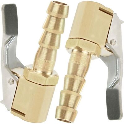 Melissa 2 Pièces Embout De Gonflage,embout Gonflage Pneu Voiture,embout Gonfleur Avec Clip,gonflage Valve Clip Pince Connecteur Adaptateur,pour Valves De Pneu,en Laiton,8mm - Publicité Melissa 2 Pièces Embout De Gonflage,embout Gonflage Pneu Voiture,embout Gonfleur Avec Clip,gonflage Valve Clip Pince Connecteur Adaptateur,pour Valves De Pneu,en Laiton,8mm - Publicité