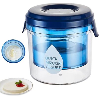 GRASSLIN 1 Passoire À Yaourt, Maille Fine 255, Plastique Et Métal, Capacité 450g, Pour Cuisine Maison - Publicité GRASSLIN 1 Passoire À Yaourt, Maille Fine 255, Plastique Et Métal, Capacité 450g, Pour Cuisine Maison - Publicité