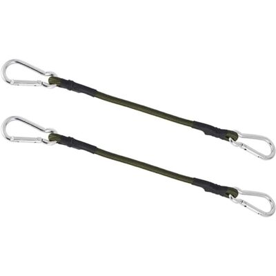 Melissa Lot De 2 Mini Tendeurs Robustes De 30 Cm Avec Mousqueton Pour Camping, Bagages, Voyage - Publicité Melissa Lot De 2 Mini Tendeurs Robustes De 30 Cm Avec Mousqueton Pour Camping, Bagages, Voyage - Publicité